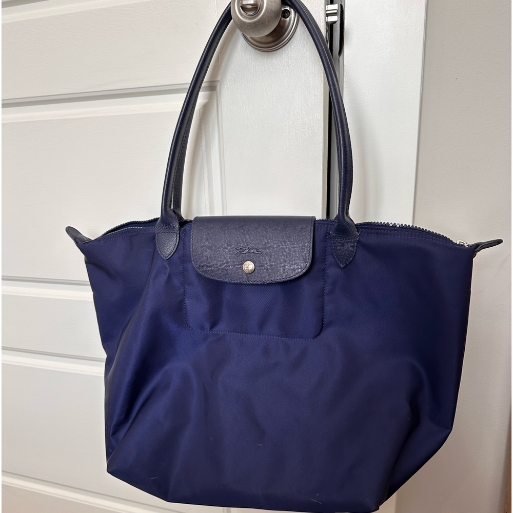 Longchamp Le Pliage Neo tote Large navy